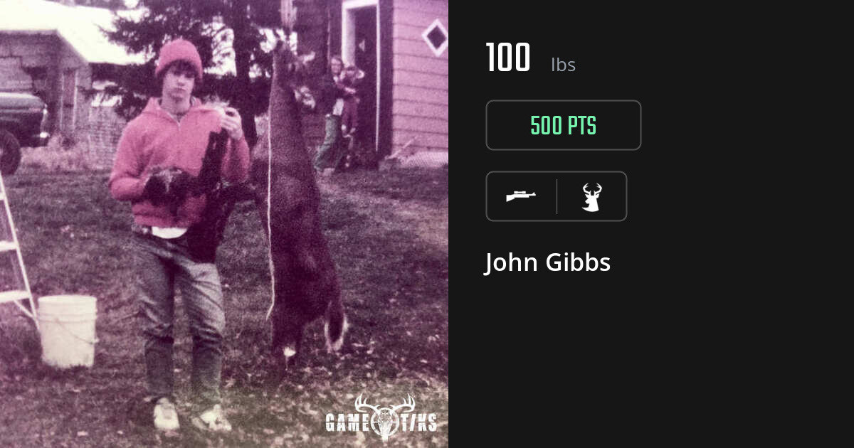 Deer harvest on Gametiks