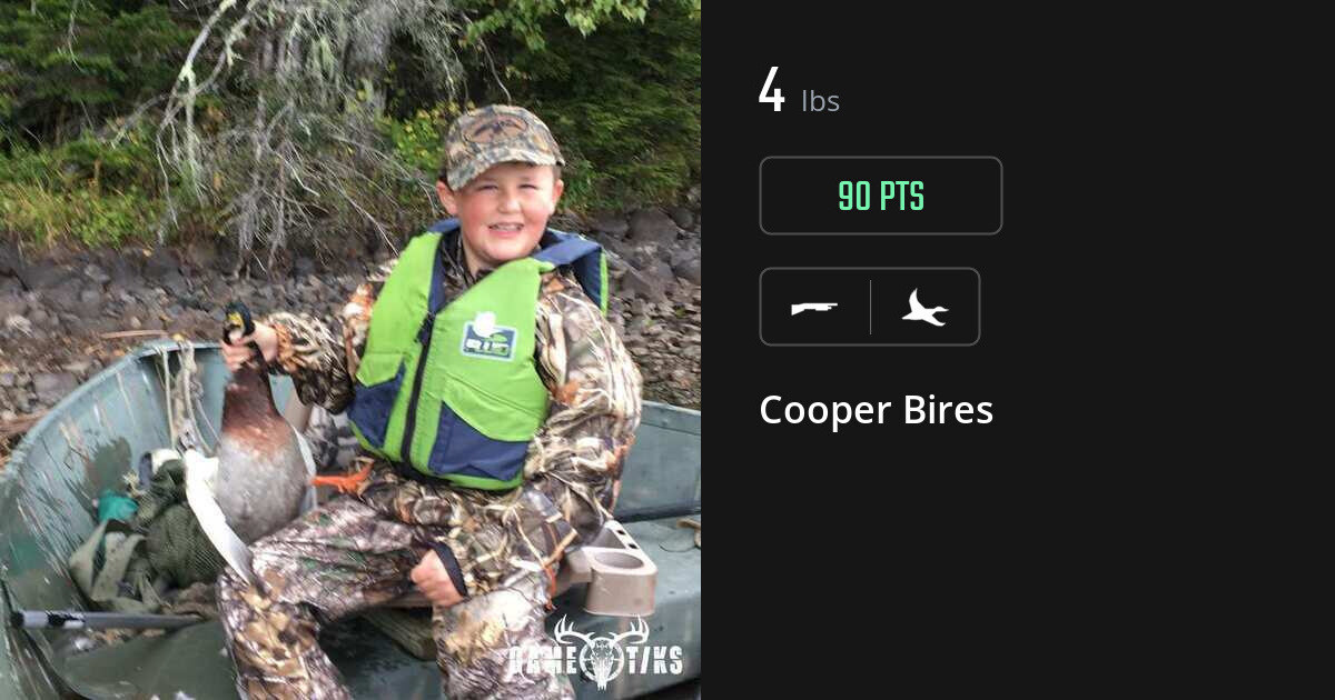 Waterfowl harvest on Gametiks