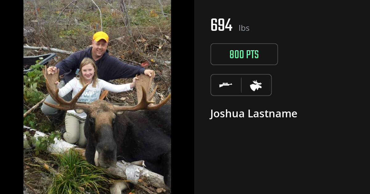 moose harvest by Joshua Lastname
