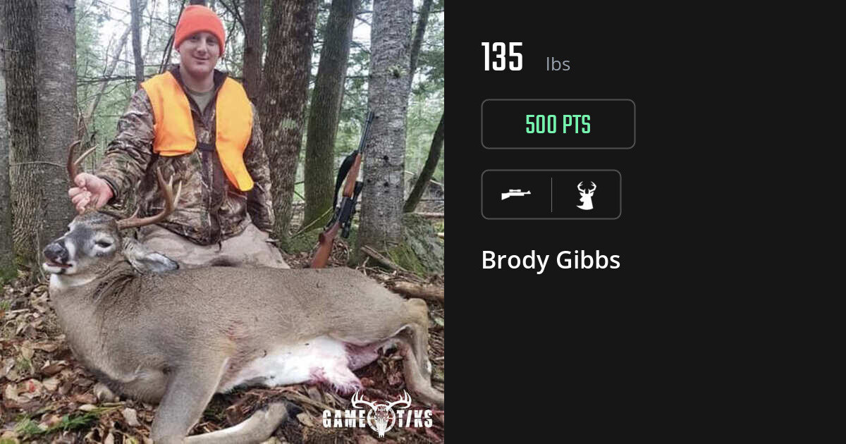 Deer harvest on Gametiks