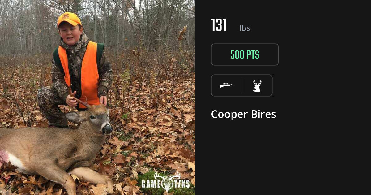 Deer harvest on Gametiks