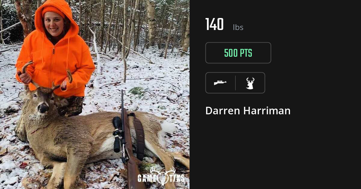 Deer harvest on Gametiks