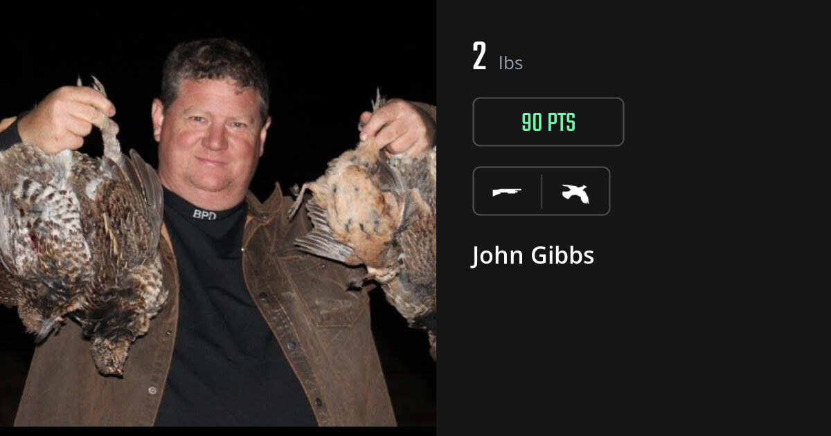 Upland bird harvest on Gametiks