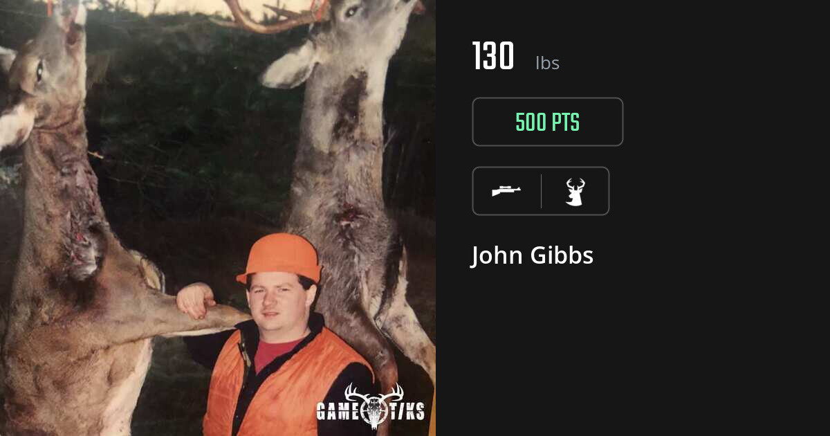 Deer harvest on Gametiks