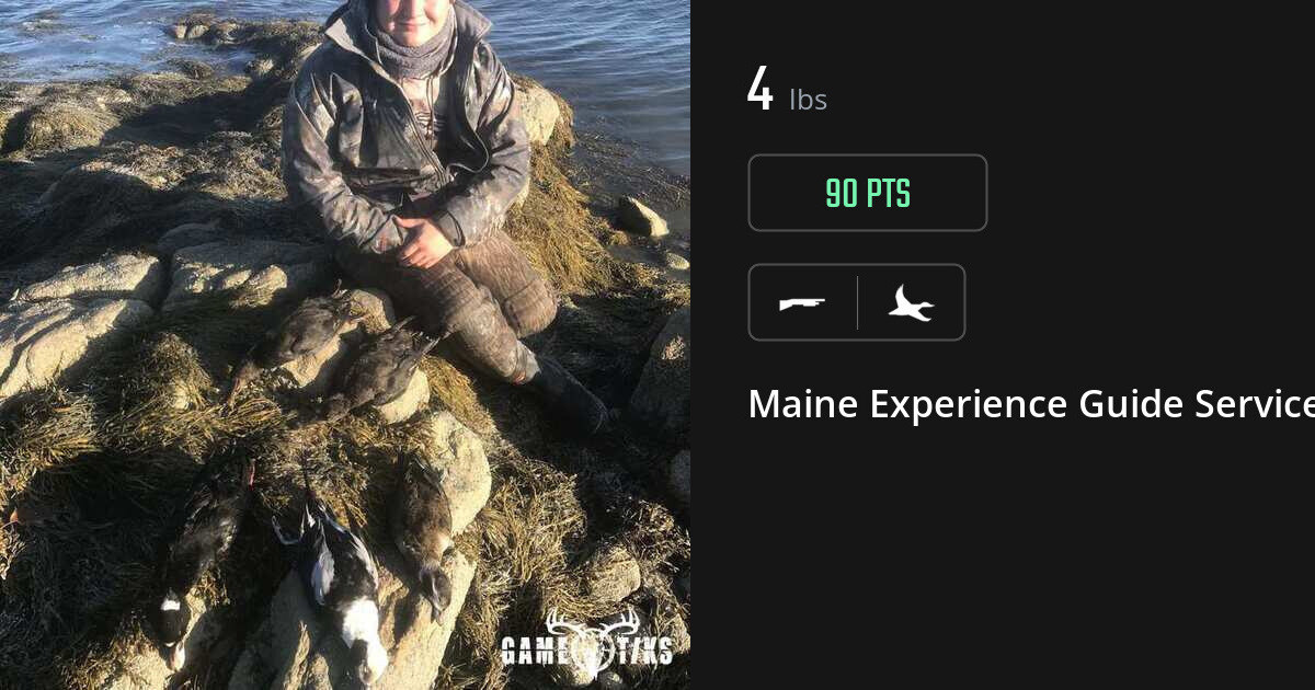 Waterfowl harvest on Gametiks