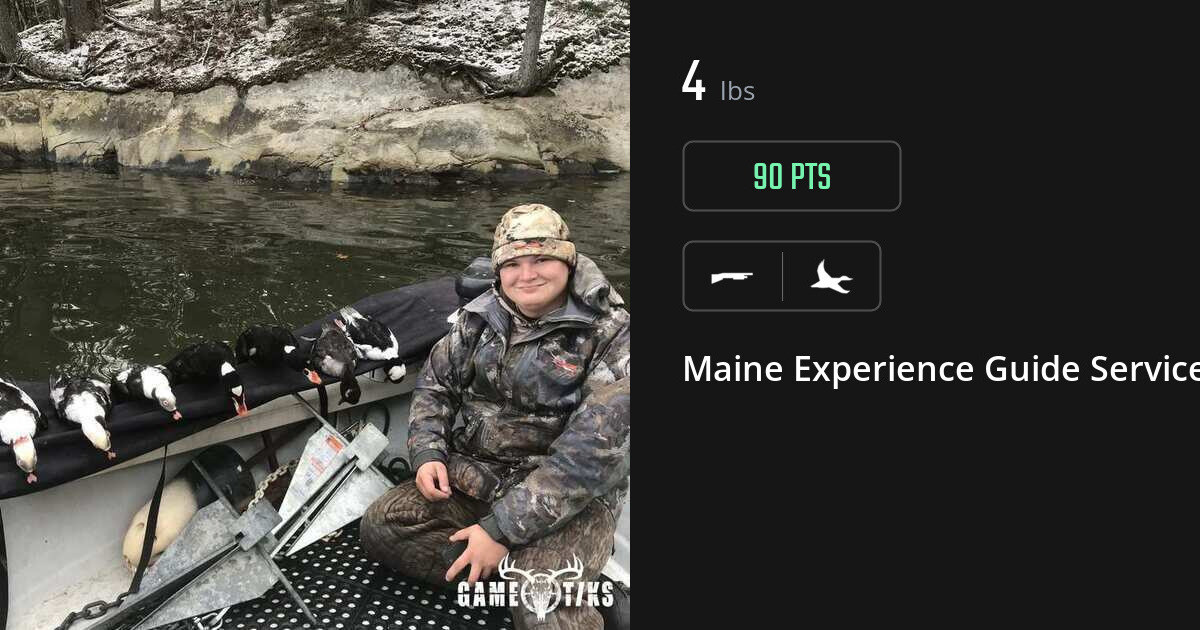 Waterfowl harvest on Gametiks