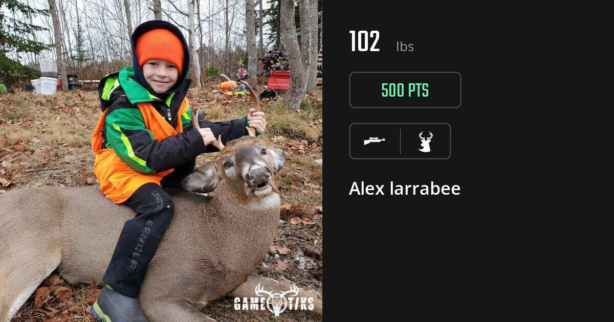 Deer harvest on Gametiks