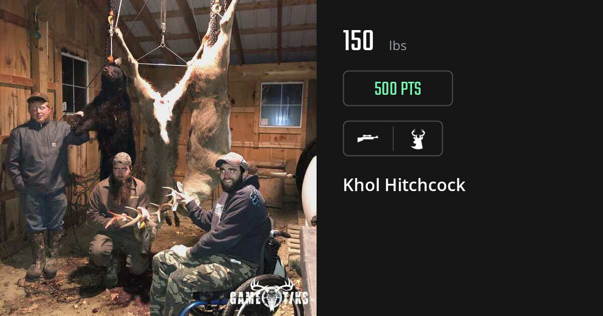 Deer harvest on Gametiks