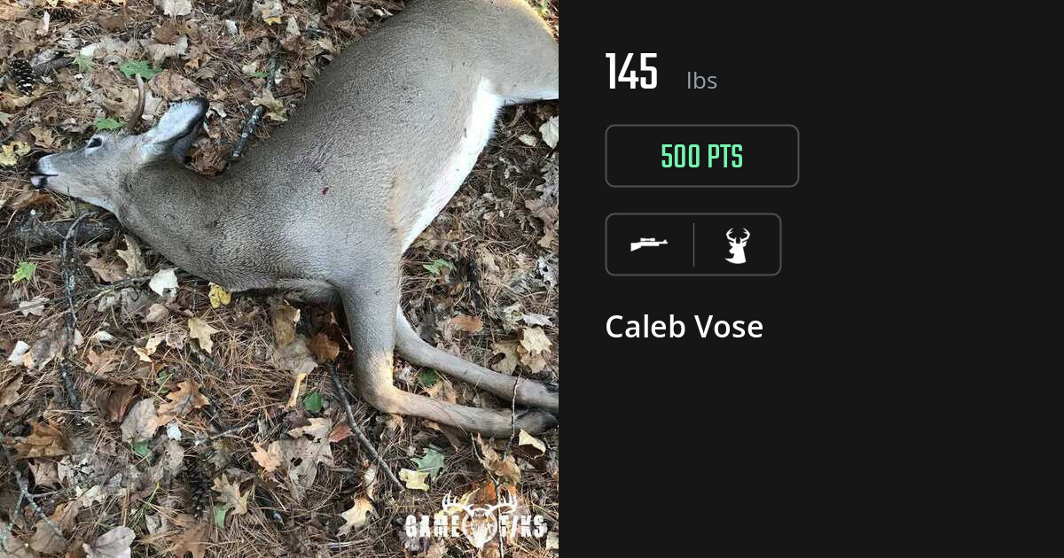 Deer harvest on Gametiks