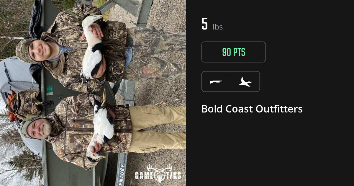 Waterfowl harvest on Gametiks