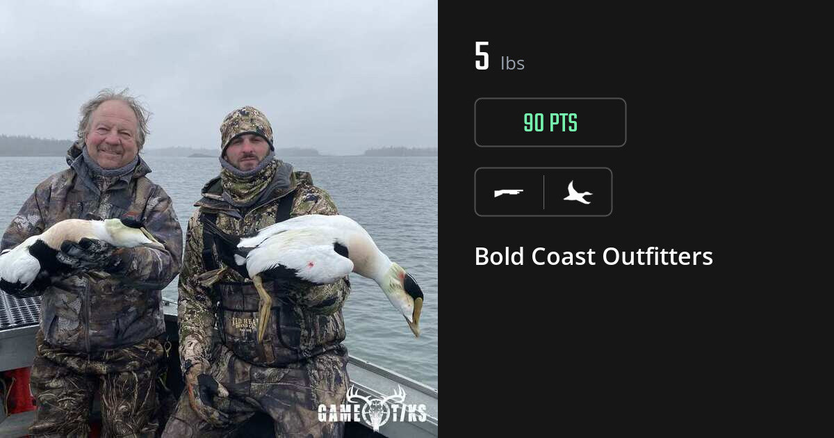 Waterfowl harvest on Gametiks