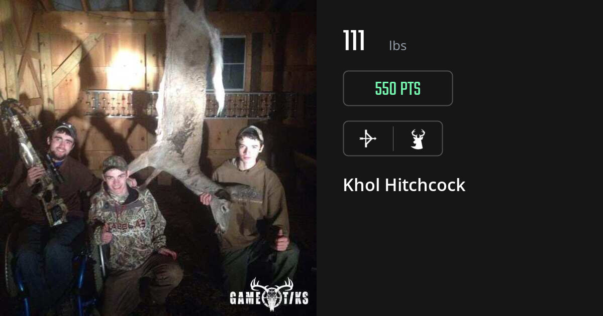 Deer harvest on Gametiks