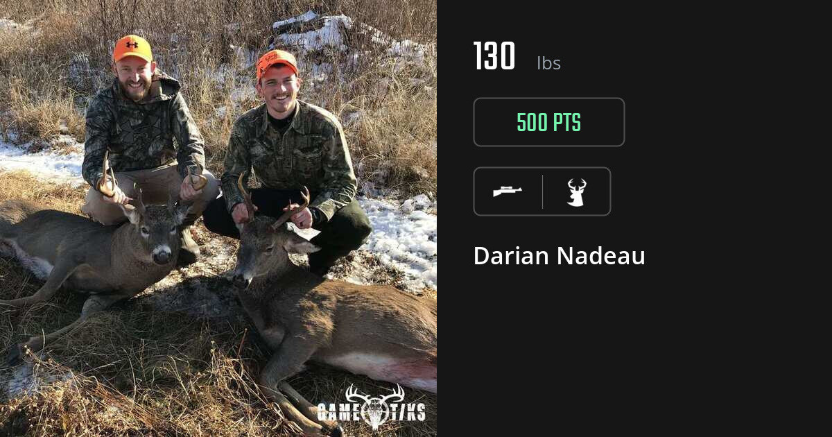 deer harvest by Darian Nadeau