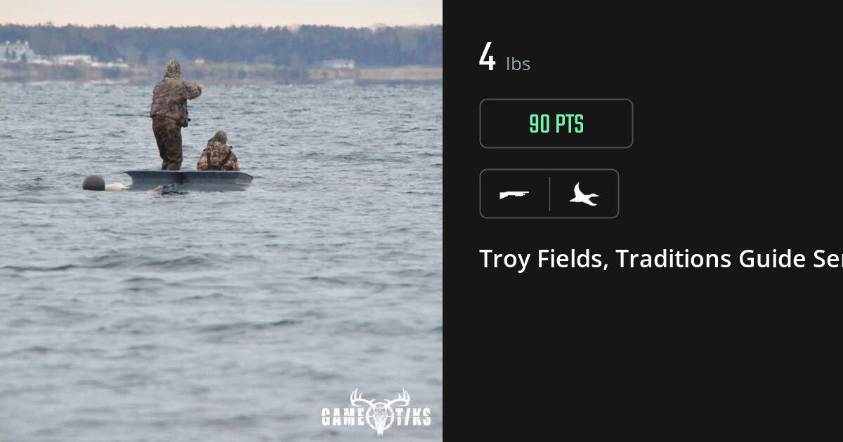 Waterfowl harvest on Gametiks