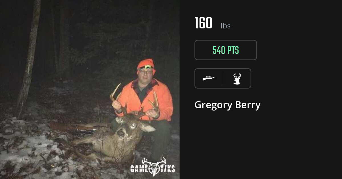 Deer harvest on Gametiks