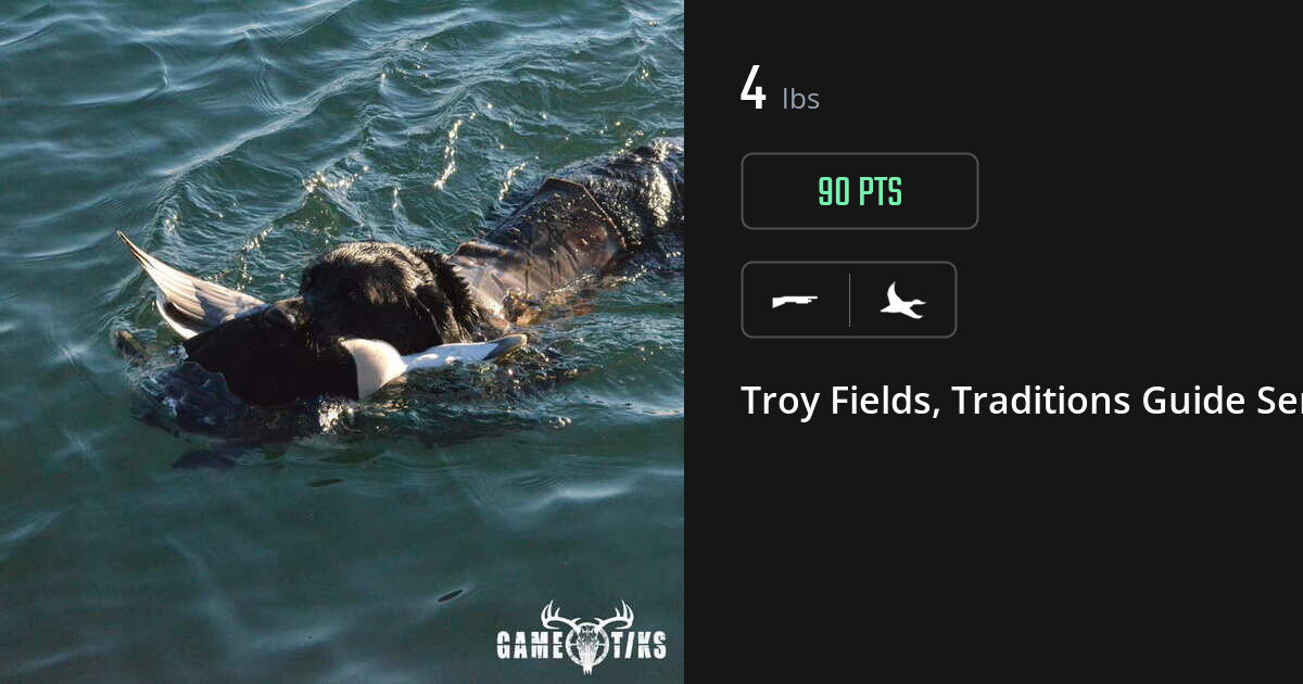 Waterfowl harvest on Gametiks