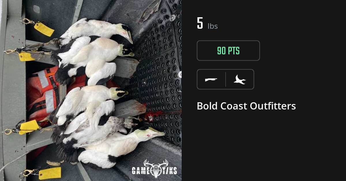 Waterfowl harvest on Gametiks
