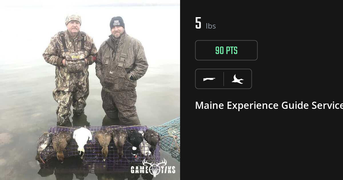 Waterfowl harvest on Gametiks