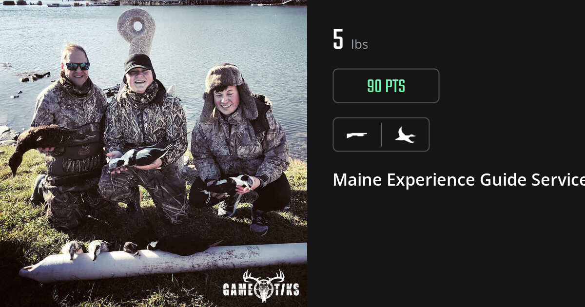 Waterfowl harvest on Gametiks