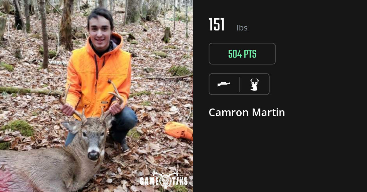 Deer harvest on Gametiks