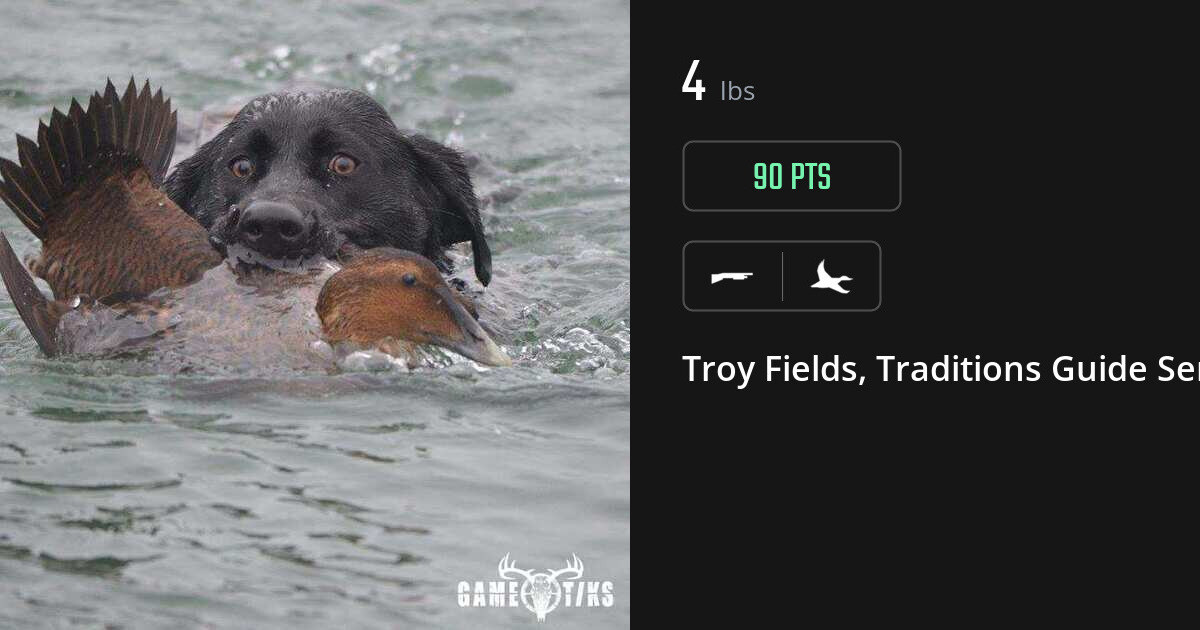 Waterfowl harvest on Gametiks