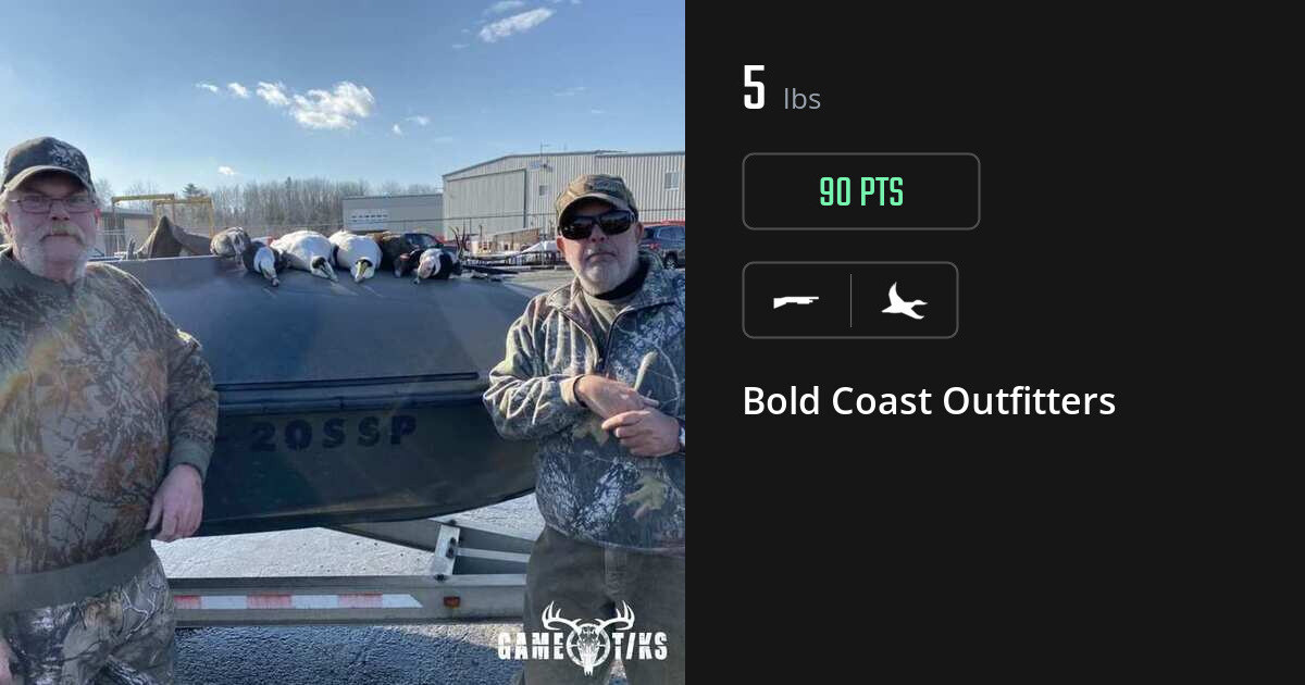 Waterfowl harvest on Gametiks