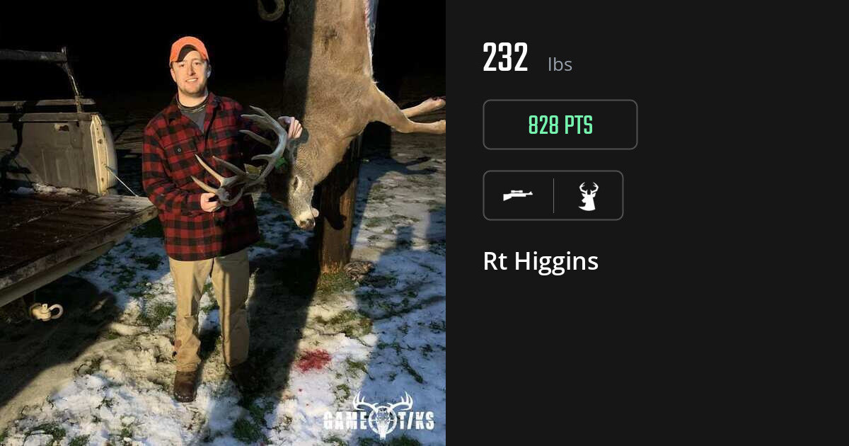 Deer harvest on Gametiks