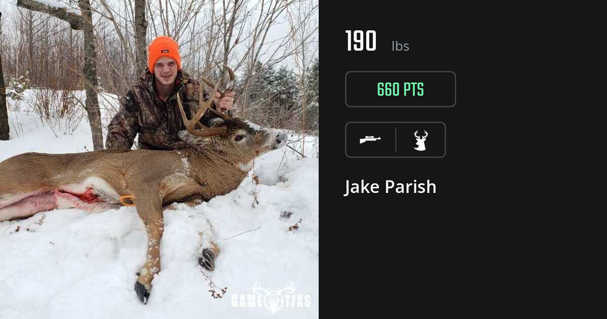 deer harvest by Jake Parish