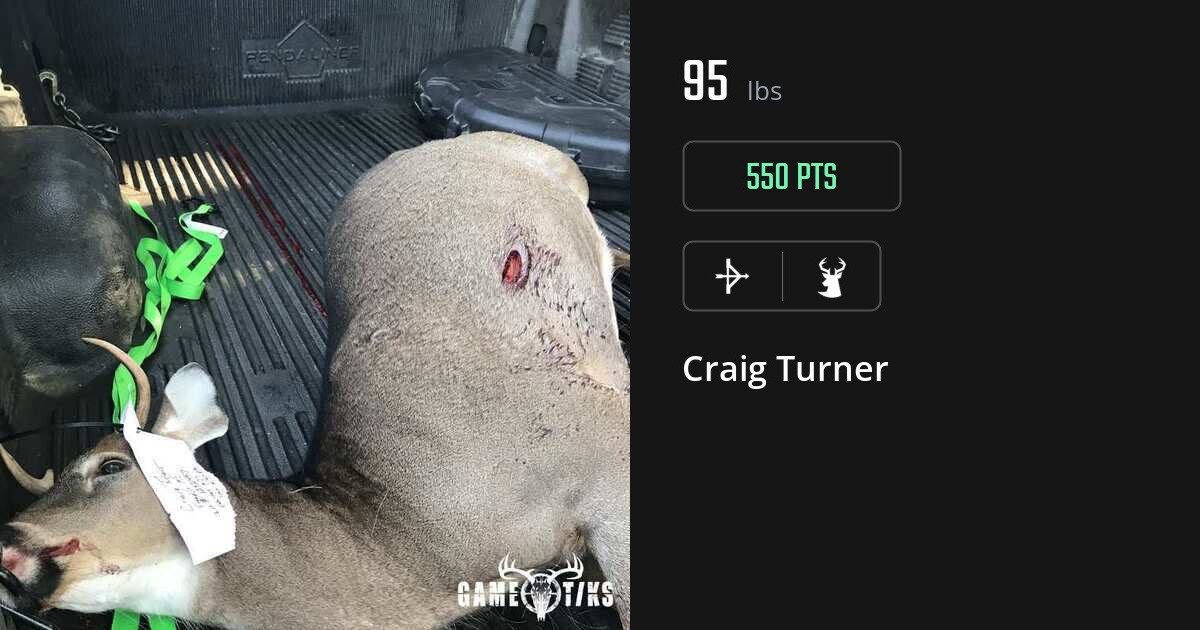 Deer harvest on Gametiks