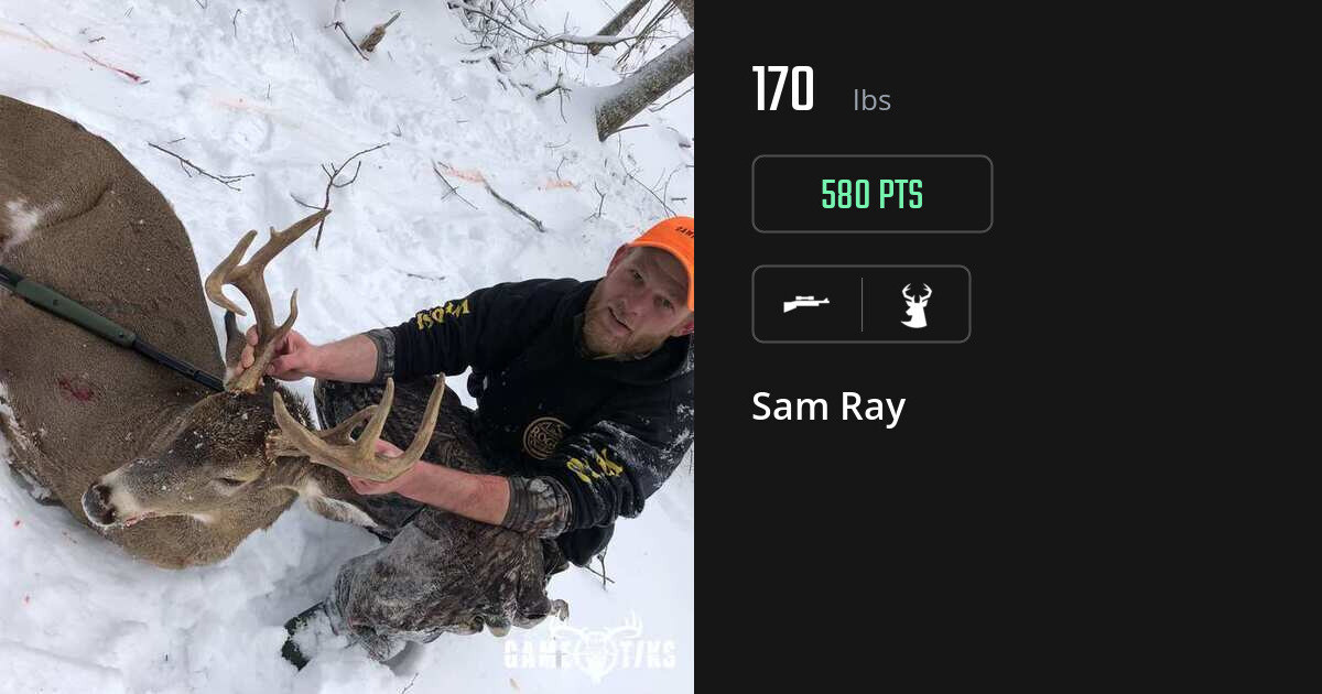 Deer harvest on Gametiks