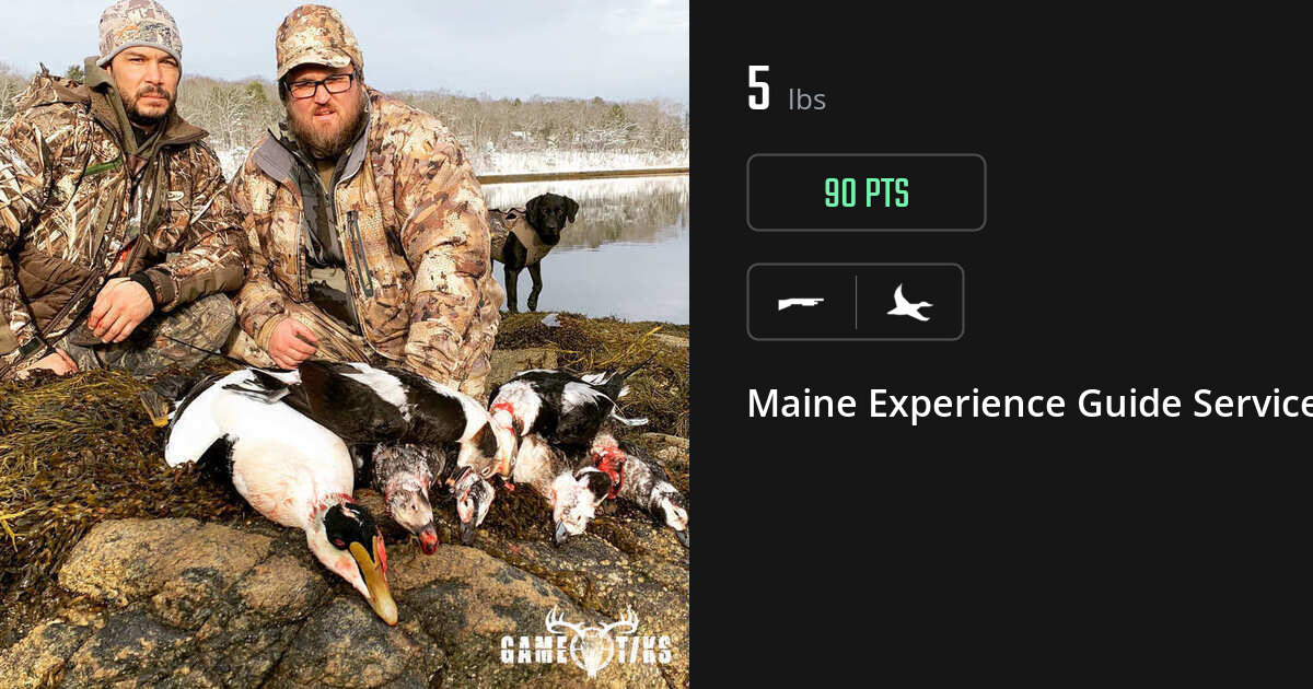 Waterfowl harvest on Gametiks