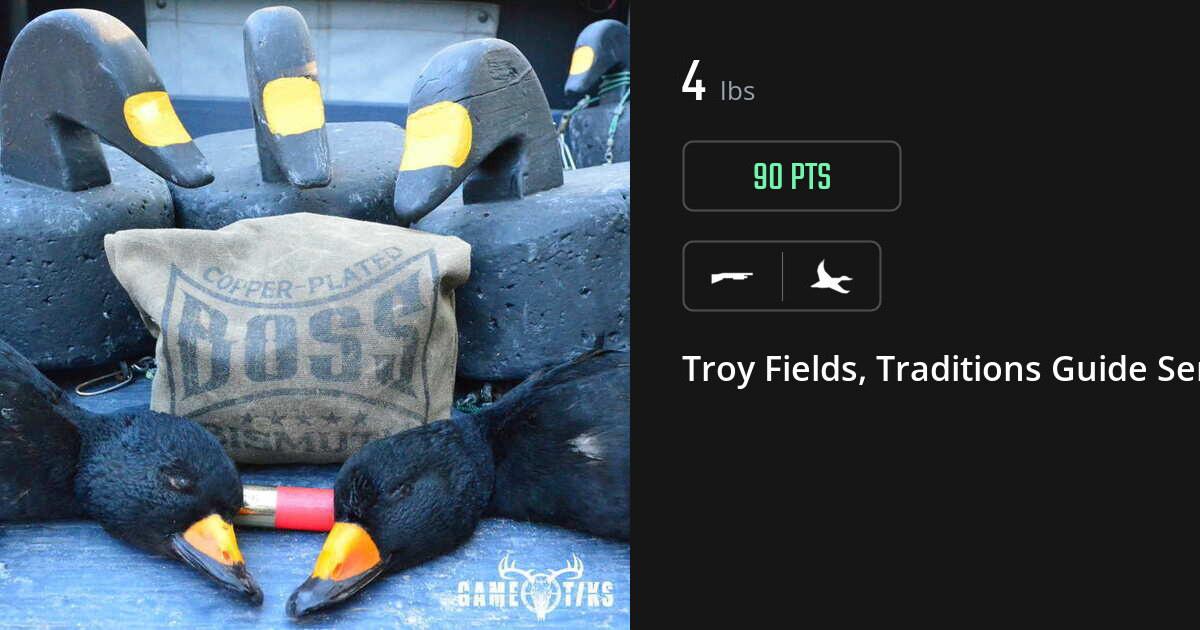 Waterfowl harvest on Gametiks