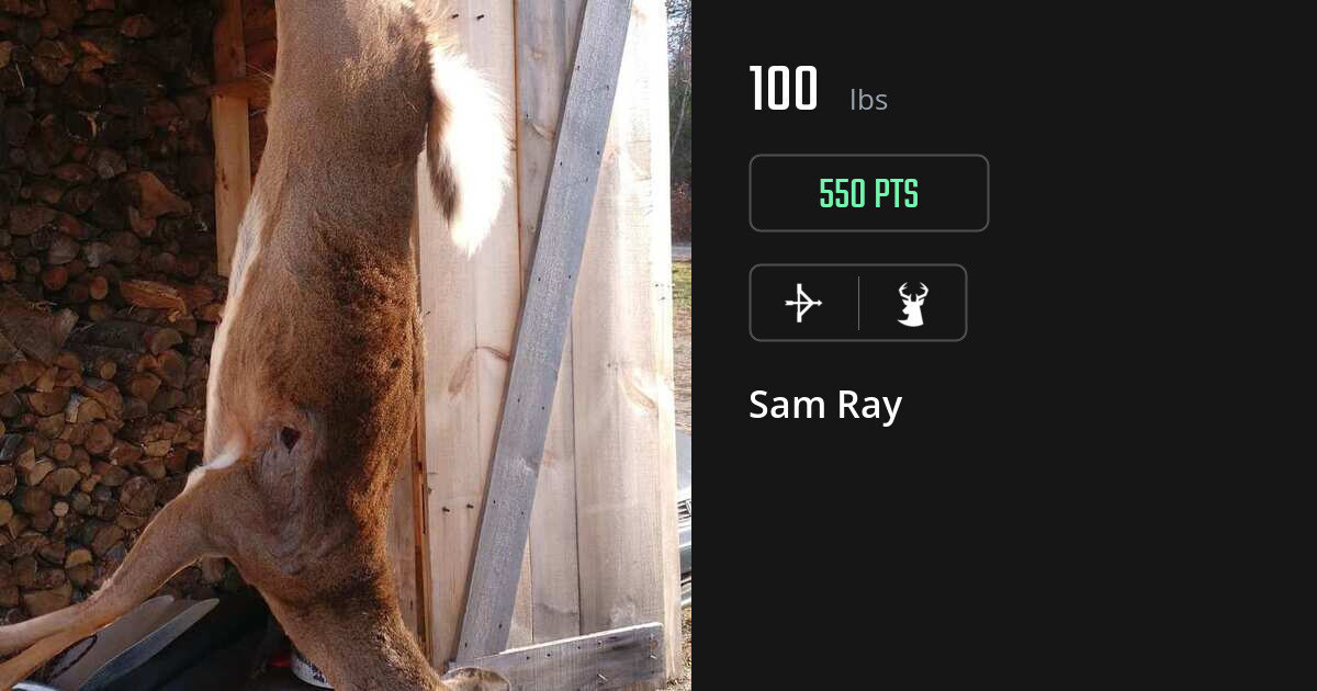 Deer harvest on Gametiks