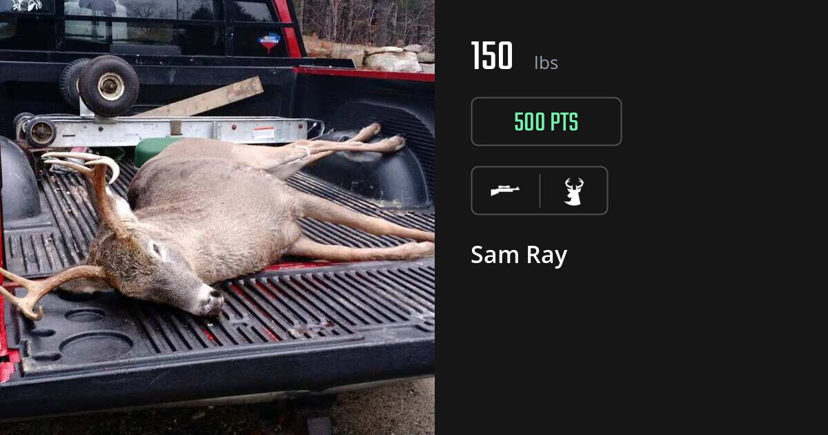 Deer harvest on Gametiks
