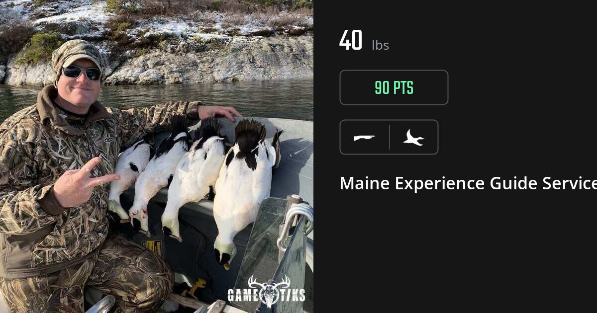 Waterfowl harvest on Gametiks