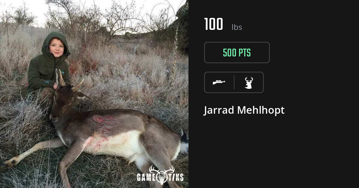Deer harvest on Gametiks