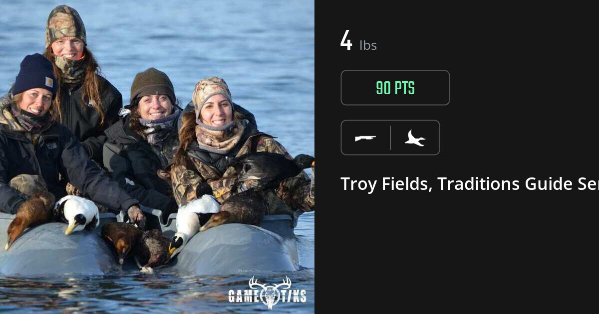 Waterfowl harvest on Gametiks