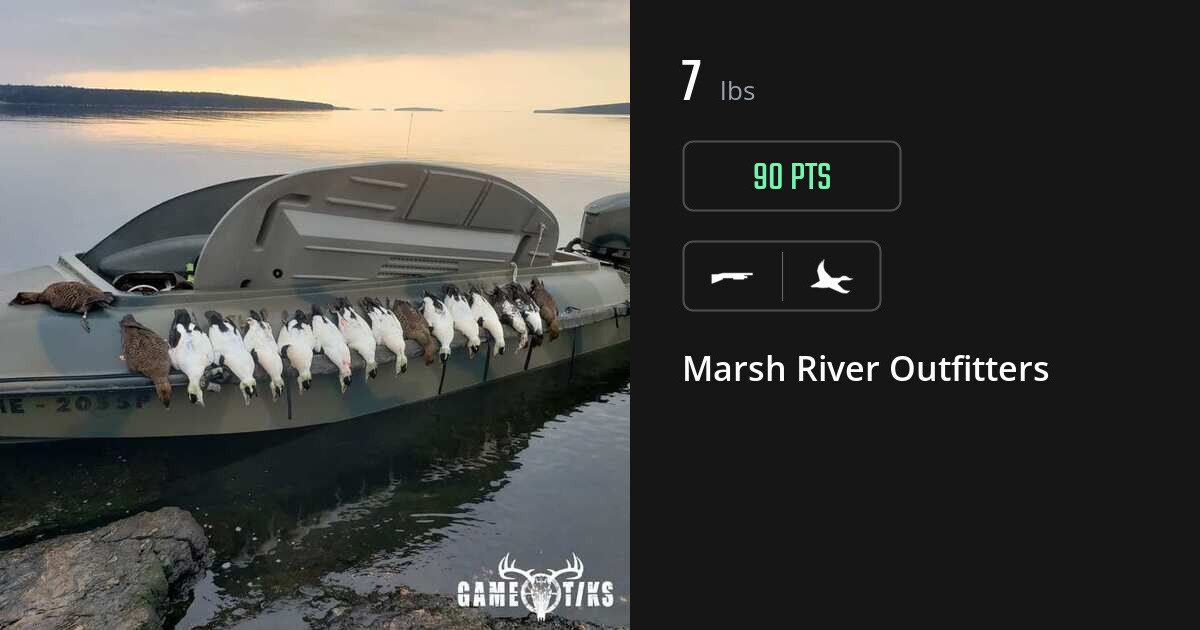 Waterfowl harvest on Gametiks
