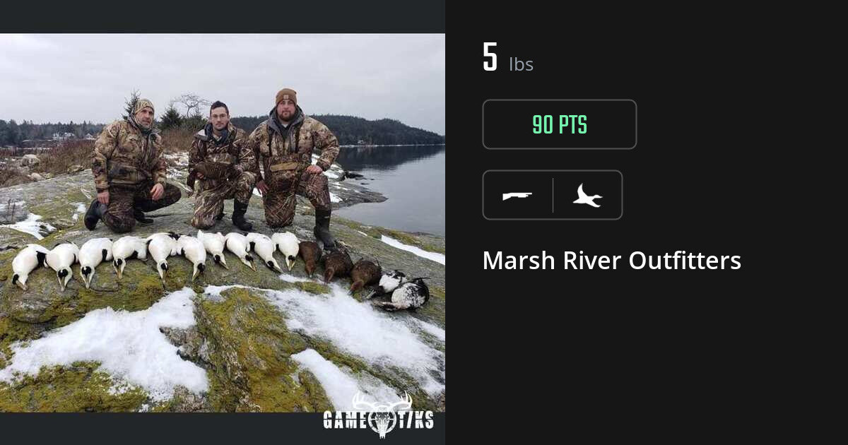 Waterfowl harvest on Gametiks