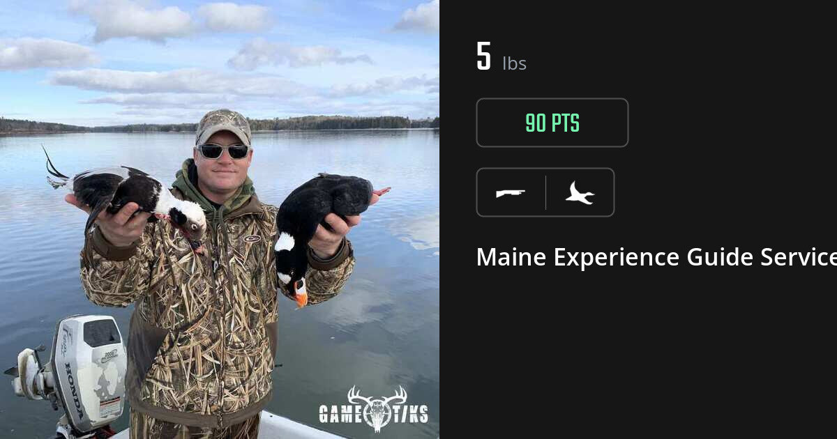 Waterfowl harvest on Gametiks