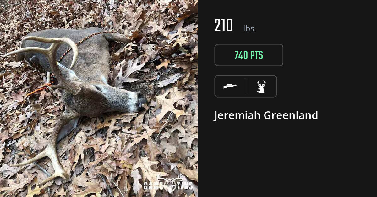 deer harvest by Jeremiah Greenland