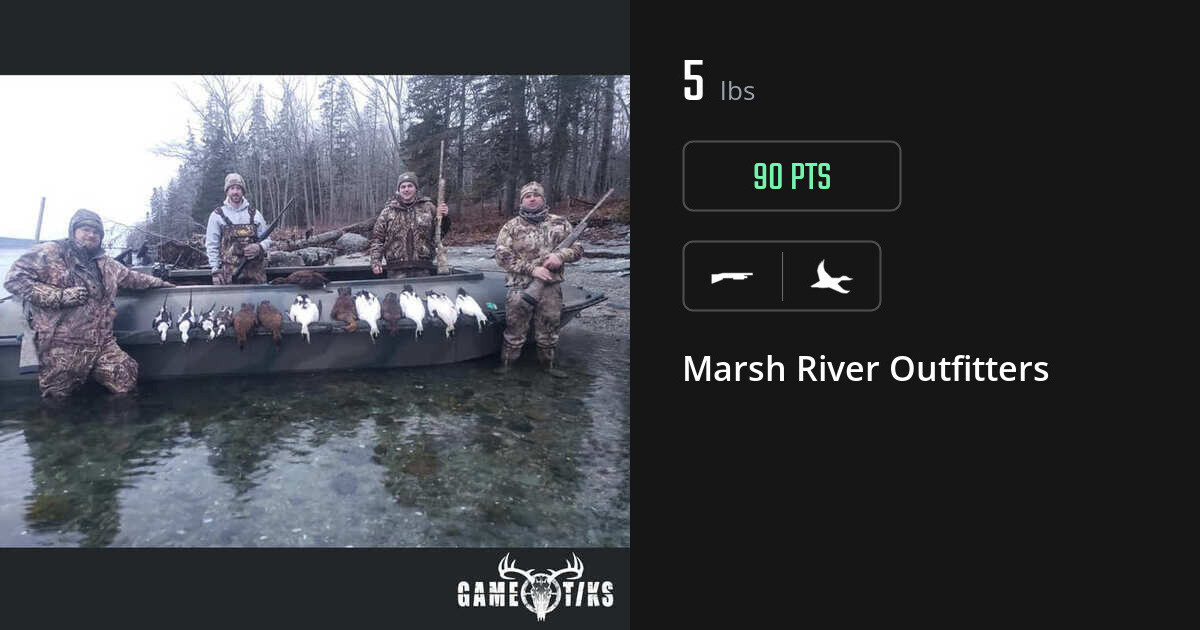 Waterfowl harvest on Gametiks