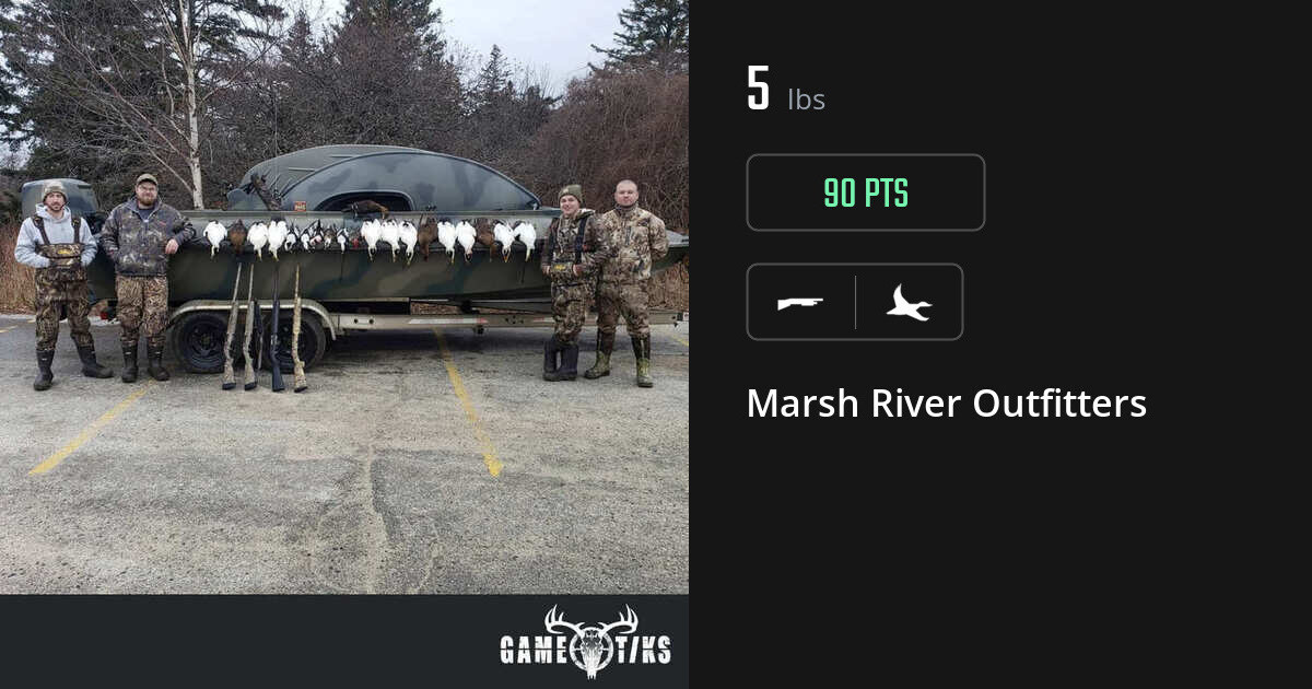 Waterfowl harvest on Gametiks