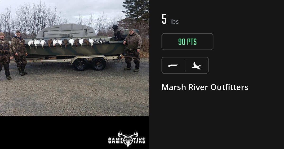Waterfowl harvest on Gametiks