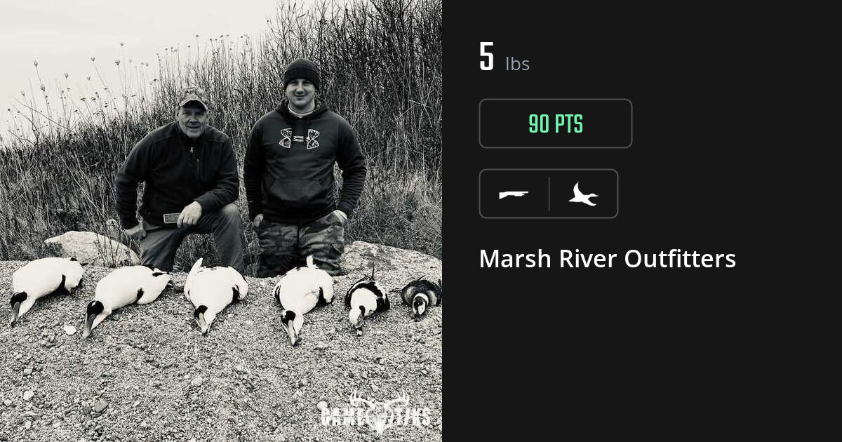 Waterfowl harvest on Gametiks