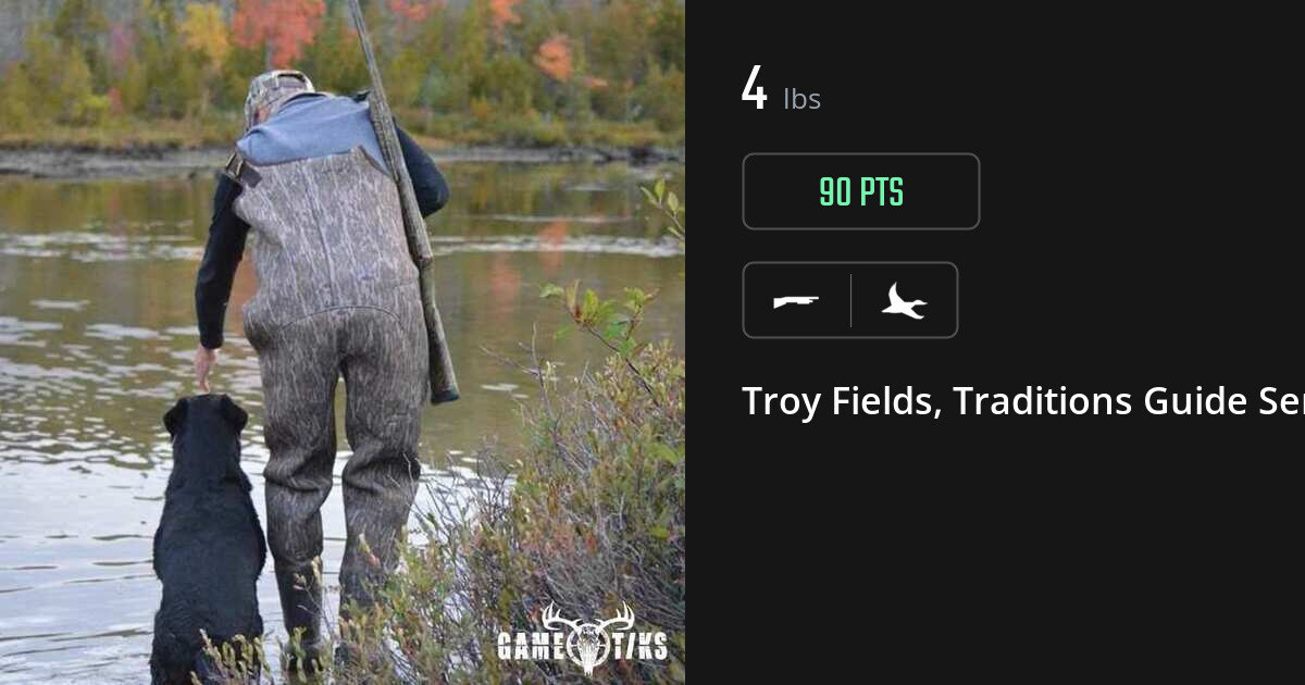 Waterfowl harvest on Gametiks