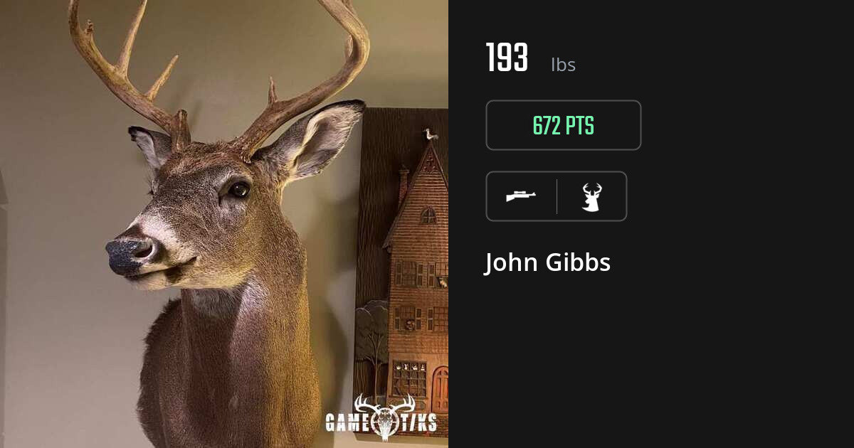 Deer harvest on Gametiks