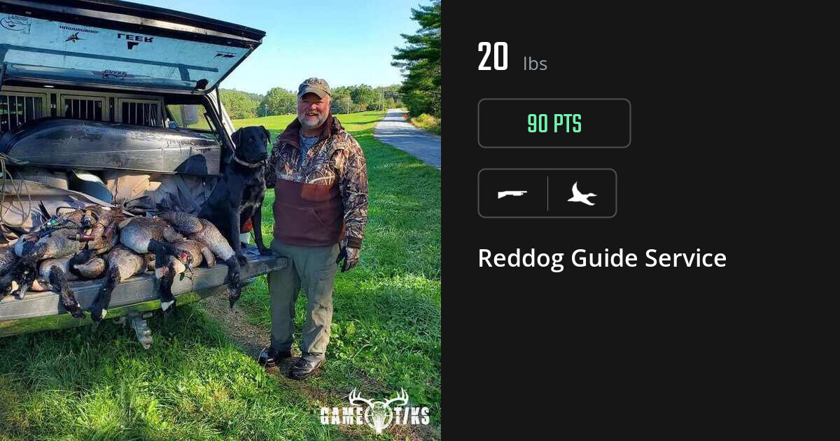 Waterfowl harvest on Gametiks