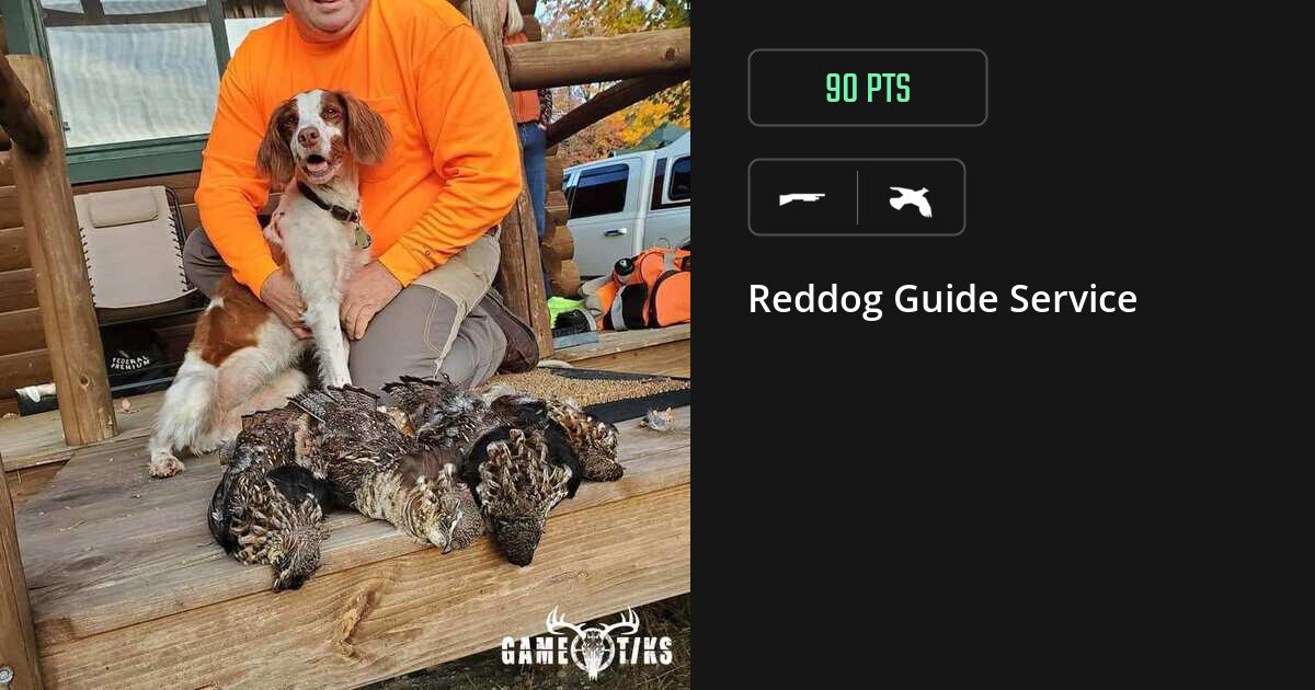 Upland bird harvest on Gametiks