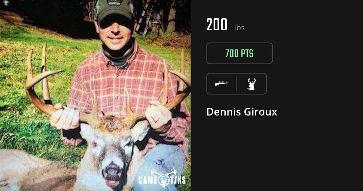 Deer harvest on Gametiks